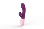 The rabbit vibrator Valentina with 5 vibration modes and 5 intensity levels, designed for dual stimulation and ultimate pleasure. Made from food-grade silicone and ABS for a soft, body-safe, and comfortable experience.